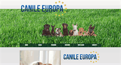 Desktop Screenshot of canileeuropa.it